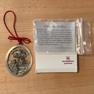 Hampshire Pewter Christmas Mailbox Ornament (2003)